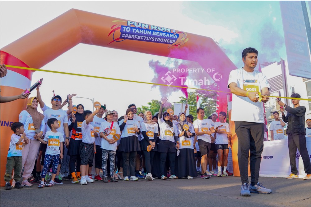 TKPP Rayakan Satu Dekade dengan Fun Run, Bagi-Bagi Kursi Roda hingga Doorprize untuk Warga
