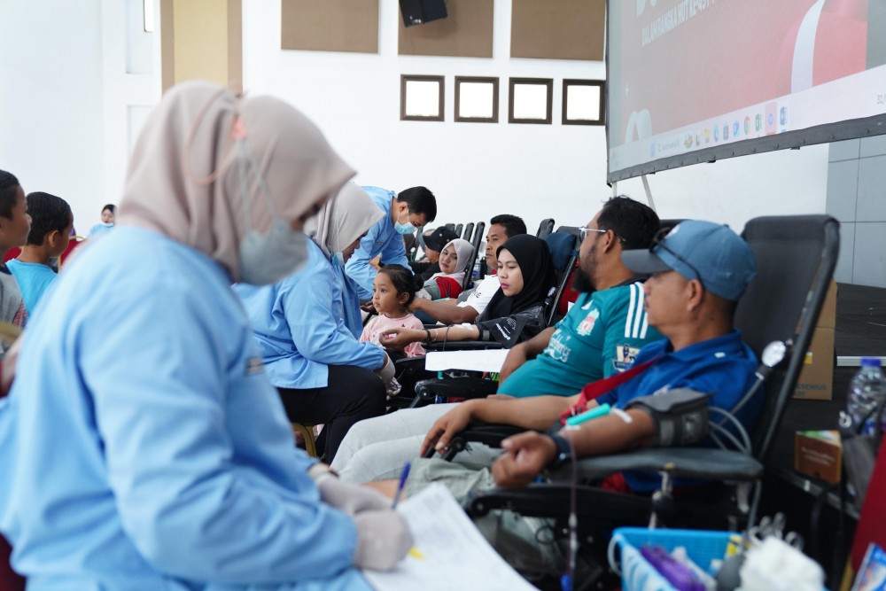 PT Timah Kumpulkan 1.096 Kantong Darah di Momen HUT ke-49