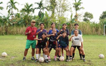 SSB Tunas Mandiri Desa Rias Dapat Bantuan dari PT Timah, Target Cetak Bibit Unggul Sepak Bola