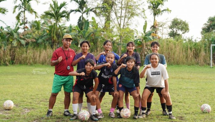 SSB Tunas Mandiri Desa Rias Dapat Bantuan dari PT Timah, Target Cetak Bibit Unggul Sepak Bola