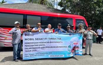 Mobil Sehat PT Timah Tbk Layani Sopir dan Warga di Hari Perhubungan Nasional
