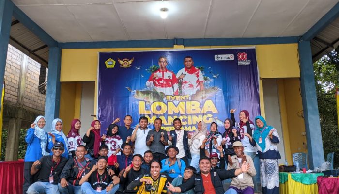 PT Timah Bersama Karang Taruna Desa Pongkar Gelar Lomba Mancing