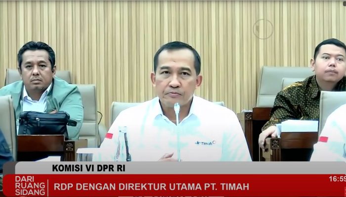 Dirut PT Timah Minta DPR Atur Regulasi, Semua Biji Timah dari Tambang Ilegal Harus Dikembalikan ke Perusahaan