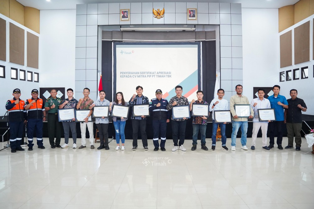 PT Timah Tbk Apresiasi 10 Mitra Usaha Penambangan Laut Terbaik