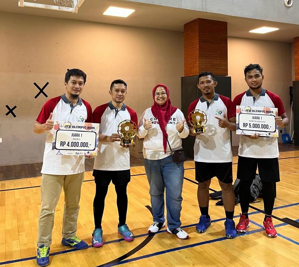 PT Timah Dukung Pengembangan Bakat Olahraga, Empat Karyawan Juara di JFX Olympic 2025