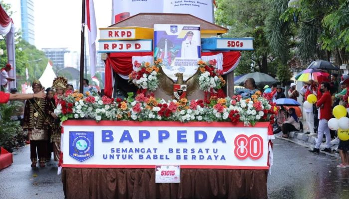 Hidayat Arsani Bersyukur Pawai Karnaval HUT Ke-80 RI di Babel Dapat Antusias dari Masyarakat