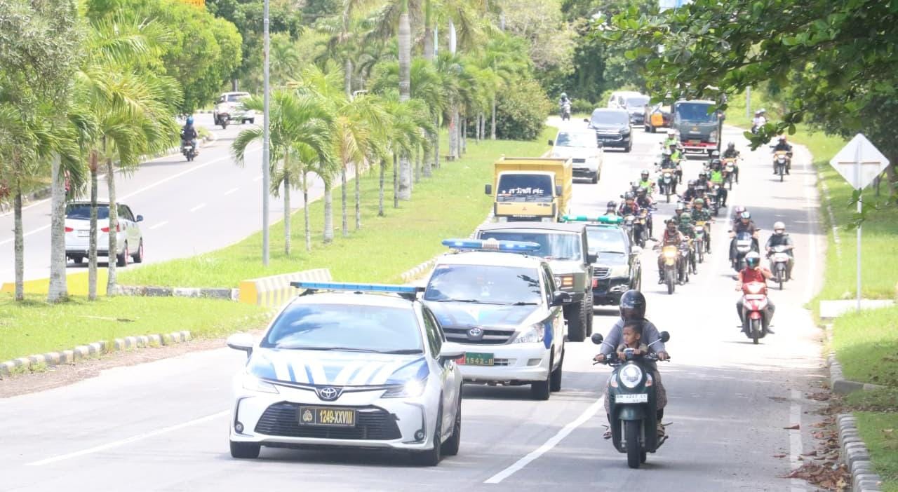 Tiga Pilar di Babel Bergerak, Polri-TNI dan Satpol PP Gelar Patroli Skala Besar Jaga Keamanan Warga