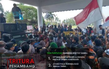 Sampaikan Tiga Tuntutan, Penambang di Babel akan Adakan Aksi Demo