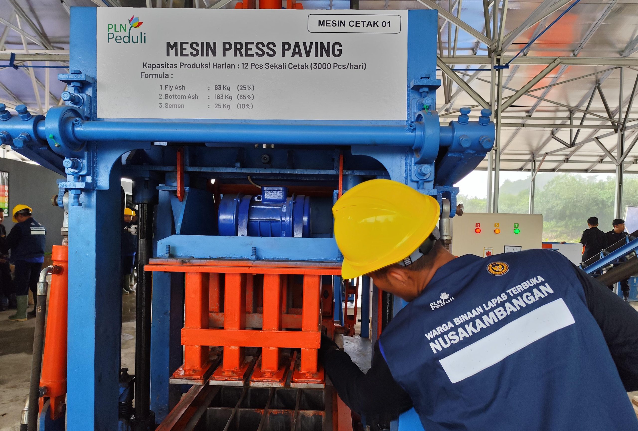 PLN Latih Warga Binaan Olah FABA Produktif