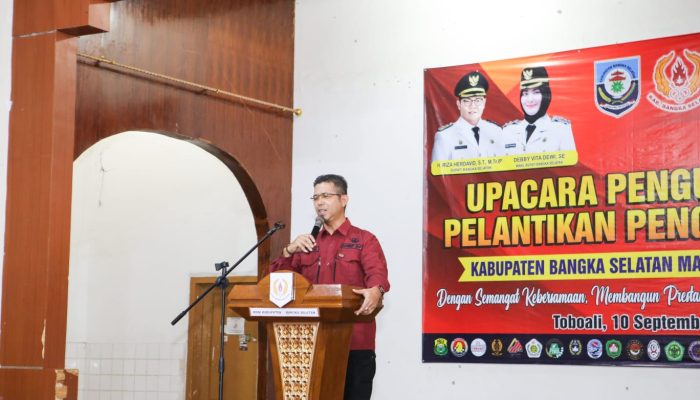 Pemkab Basel Harap KONI di Pimpin Andri Fahrial Bisa Bangkit dan Ukir Prestasi di Porprov 2026