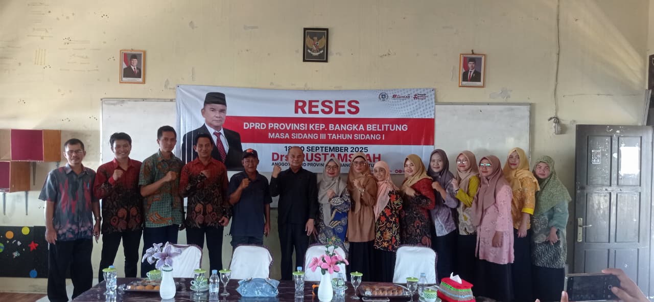 Rustamsyah Serap Aspirasi Siswa SMA Negeri 1 Belinyu 