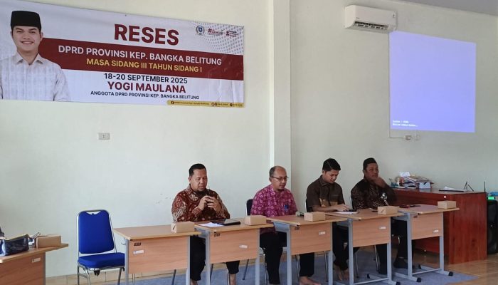 Yogi Maulana Serap Aspirasi di SMK Negeri 1 Simpang Rimba, Fokus Perbaikan Fasilitas Pendidikan dan Olahraga
