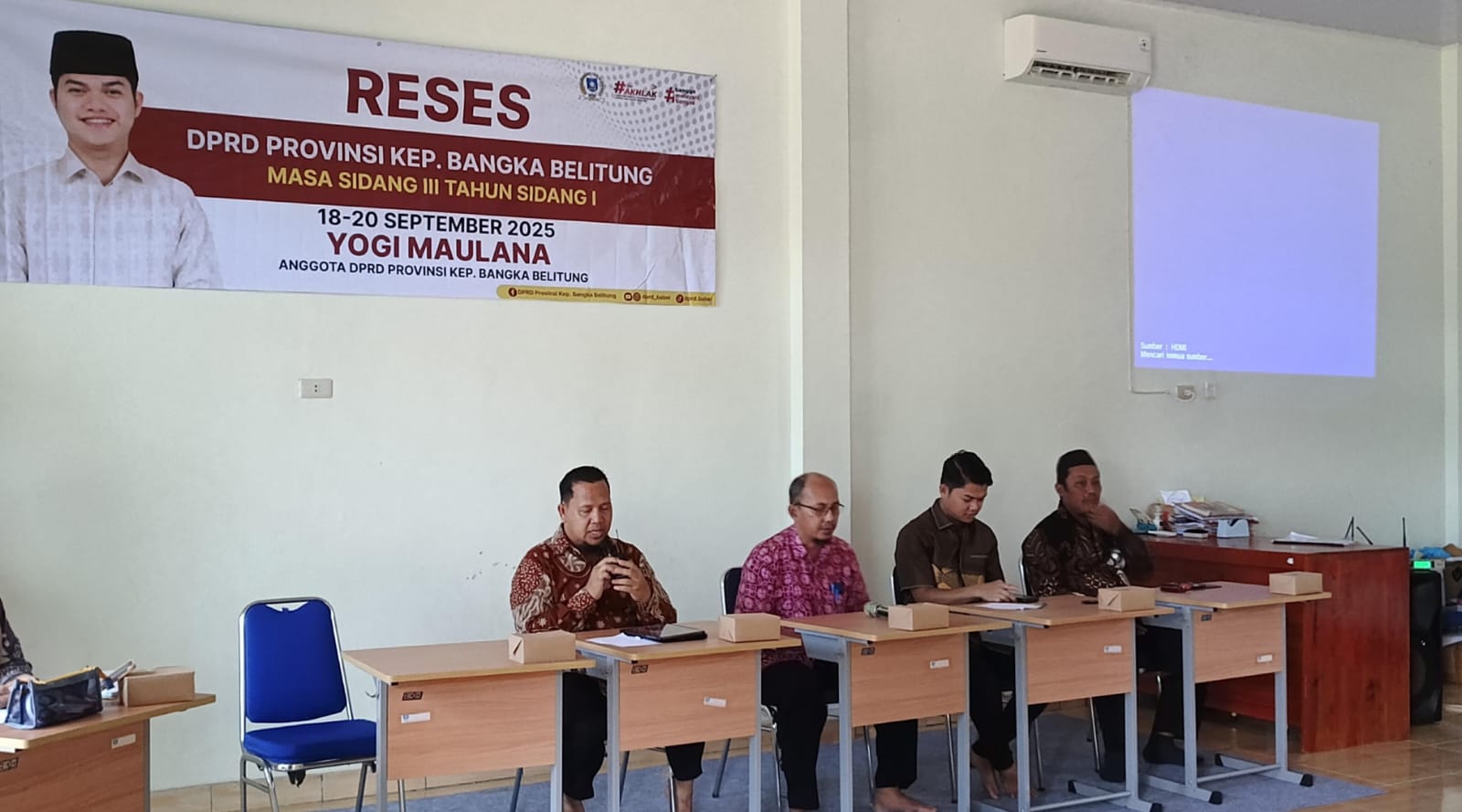 Yogi Maulana Serap Aspirasi di SMK Negeri 1 Simpang Rimba, Fokus Perbaikan Fasilitas Pendidikan dan Olahraga