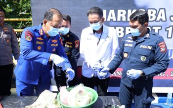 Dit Polairud Polda Babel Blender 11.5 Kg Sabu Hasil Temuan di Perairan Belinyu hingga Hancur