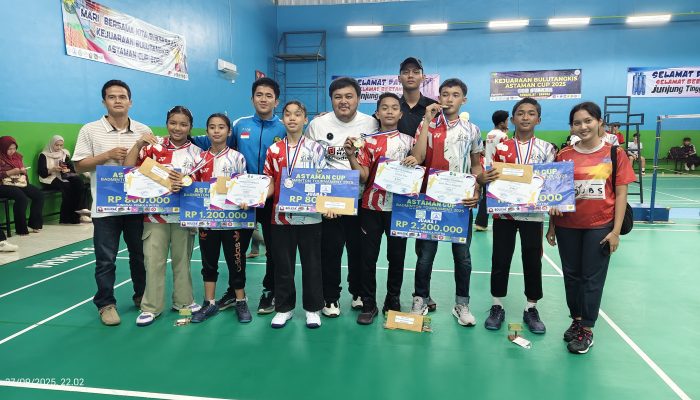 Atlet Muda PB JBS Basel Sabet 6 Medali di Astaman Cup 2025, Bukti Pembinaan Berbuah Manis