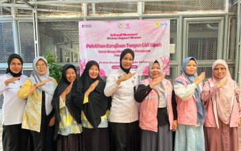 Srikandi PLN Babel Latih Warga Binaan Lapas Perempuan Kerajinan Lidi Nipah