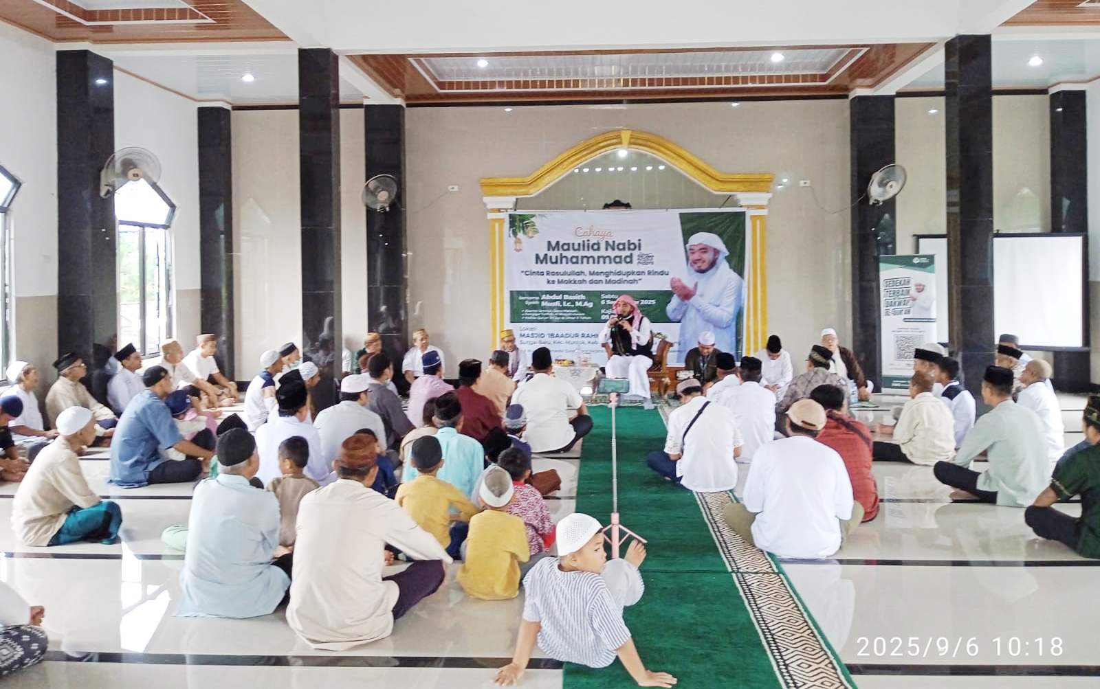 Momentum Maulid Nabi, Wakil Bupati Bangka Barat Resmikan Masjid Ibadurrahman Mentok