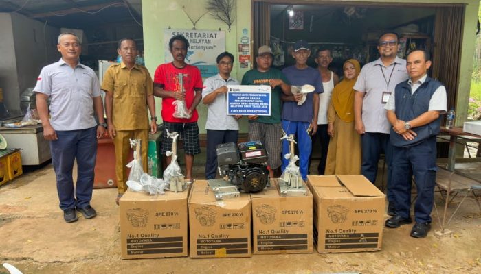Nelayan Beltim Dapat Bantuan Mesin Ketinting, Sudarni: Alhamdulillah, Terima Kasih PT Timah