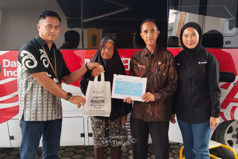PT Timah Hadirkan Mobil Sehat di Bangka Barat dan Kundur, Disambut Antusias Warga