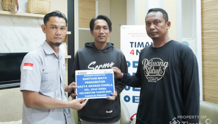 Peduli Masyarakat, PT Timah Bantu Biaya Pengobatan Balita yang Derita Bibir Sumbing dan Gangguan Paru-Paru