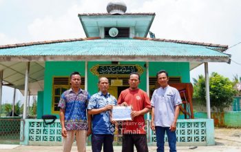 Dukung Kegiatan Keagamaan, PT Timah Bantu Pembangunan Rumah Ibadah di Pemali