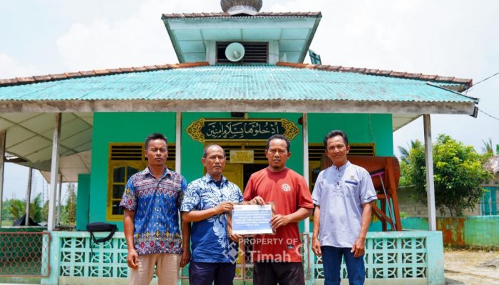 Dukung Kegiatan Keagamaan, PT Timah Bantu Pembangunan Rumah Ibadah di Pemali