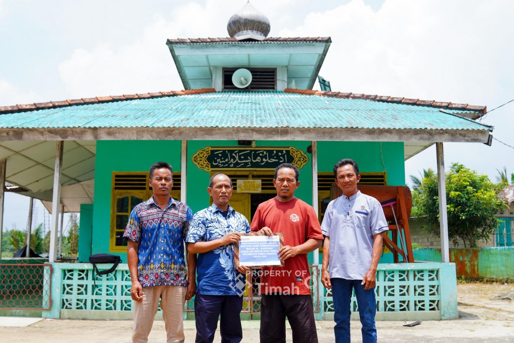 Dukung Kegiatan Keagamaan, PT Timah Bantu Pembangunan Rumah Ibadah di Pemali