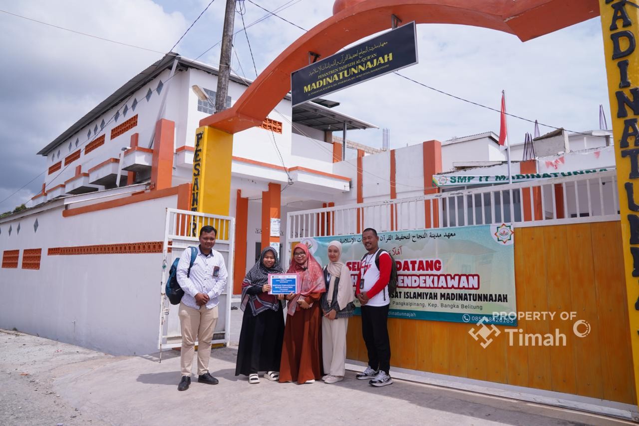 PT Timah Tbk Dukung Pembangunan Masjid di Pesantren Tahfizh Pangkalpinang