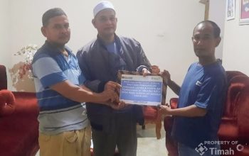 Wujud Kepedulian Sosial, PT Timah Bantu Perbaikan Sarana Pemakaman di Tanjung Ratu