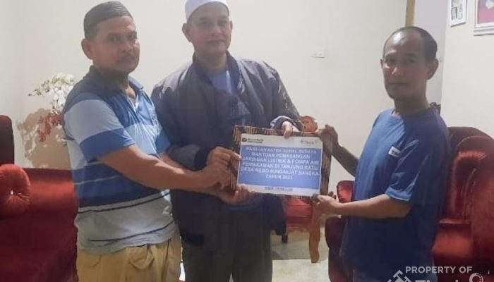 Wujud Kepedulian Sosial, PT Timah Bantu Perbaikan Sarana Pemakaman di Tanjung Ratu