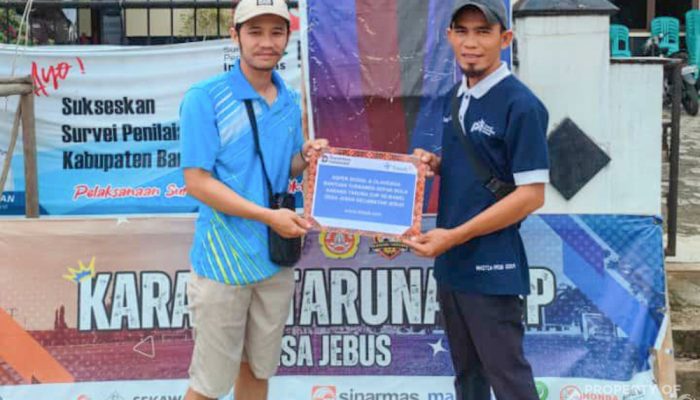 Dukung Pemberdayaan Pemuda, PT Timah Sponsori Turnamen Sepak Bola Karang Taruna Jebus