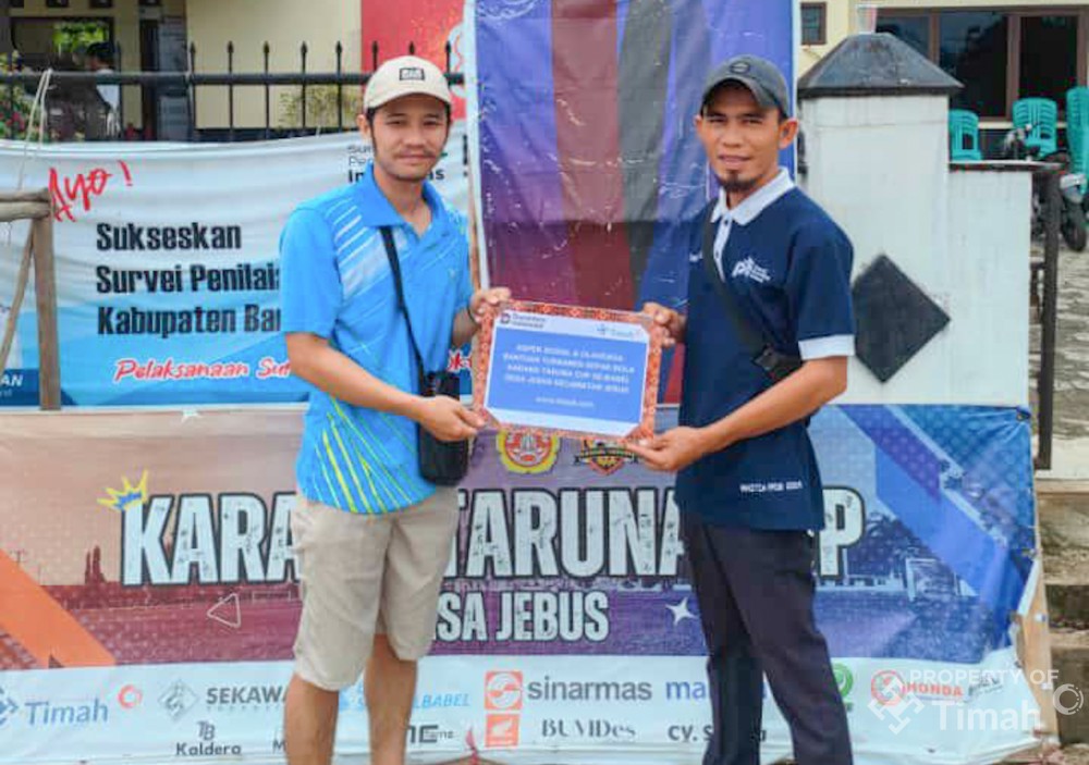 Dukung Pemberdayaan Pemuda, PT Timah Sponsori Turnamen Sepak Bola Karang Taruna Jebus