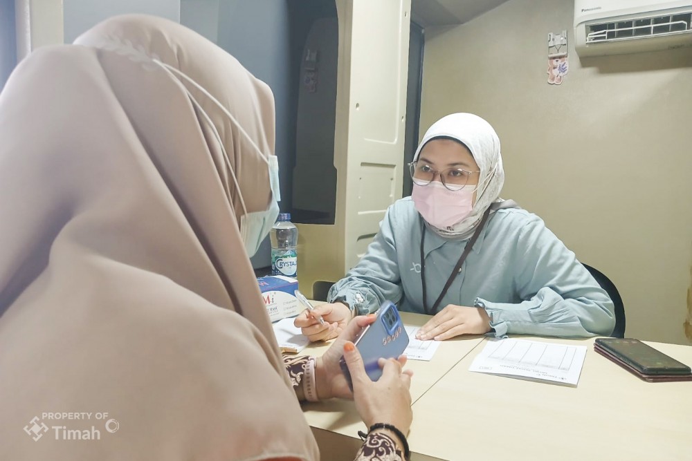 PT Timah Tbk Layani 141 Warga Mentok Lewat Mobil Sehat