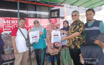 Mobil Sehat PT Timah Layani Pengobatan Gratis di Kawasan Wisata Bozem, Warga Sambut Antusias