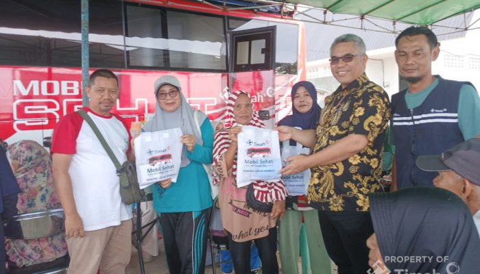 Mobil Sehat PT Timah Layani Pengobatan Gratis di Kawasan Wisata Bozem, Warga Sambut Antusias
