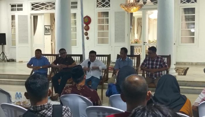 Jelang Akhir Masa Jabatan Sebagai Pj Wali Kota, Unu Ibnudin Silaturahmi dengan Media dan Mitra Kerja