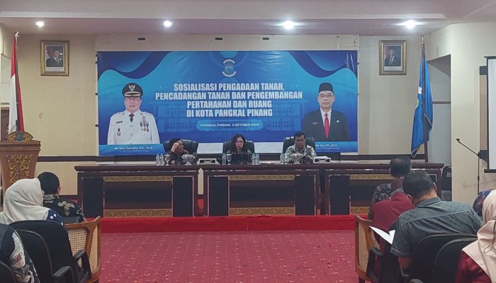 Pj Wali Kota Pangkalpinang Dorong Percepatan Pengadaan Tanah