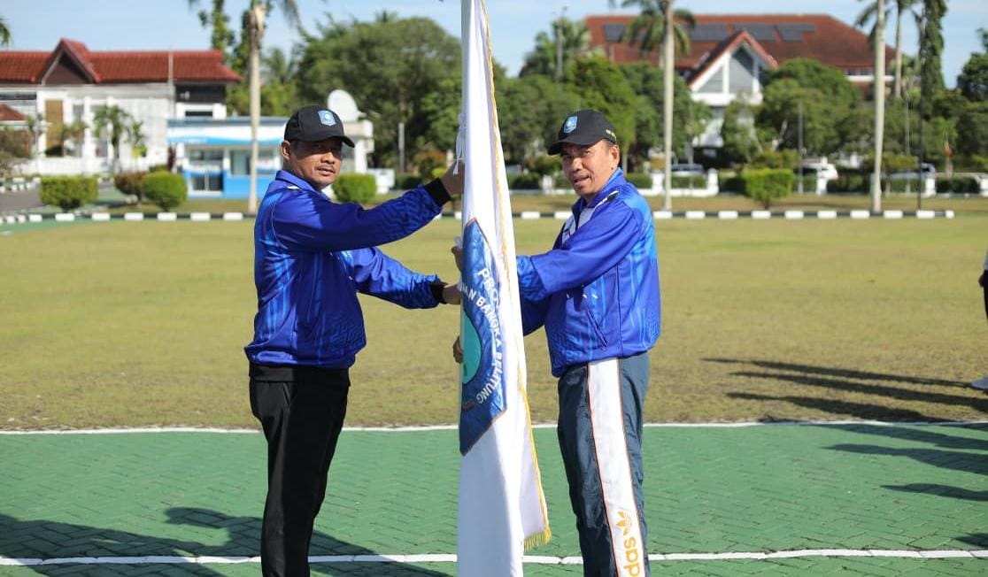 Pesan Gubernur untuk Kontingen PORNAS XVII KORPRI: Harumkan Nama Babel dengan Prestasi