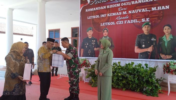 Cerita Humanis Lepas Sambut Dandim 0431 Bangka Barat: Pemerintah, Pantun, dan Persaudaraan