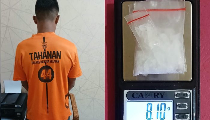 Ngaku Baru Sebulan Jual Sabu, Badut Diciduk Satnarkoba Polres Basel dengan Barang Bukti 8,10 Gram