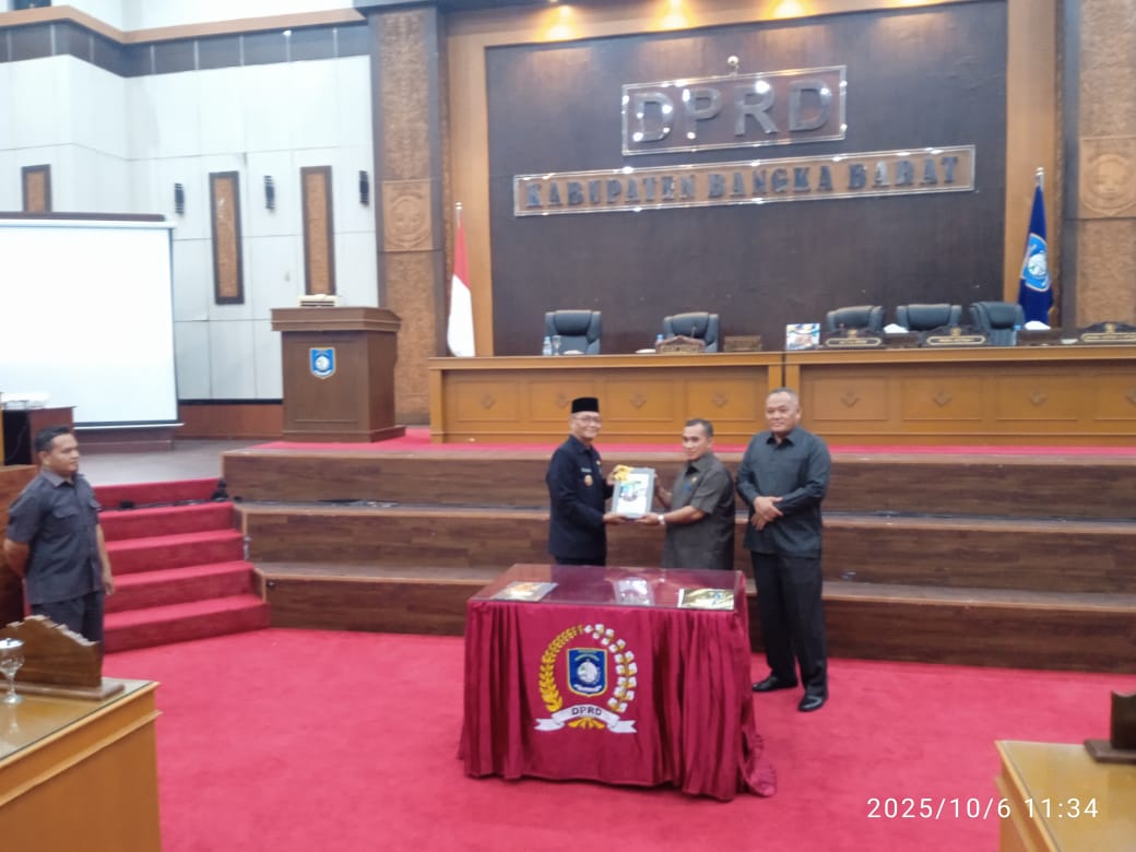 DPRD Bangka Barat Ketok Palu RPJMD 2025-2029, Target IPM Naik dan Ekonomi Tumbuh
