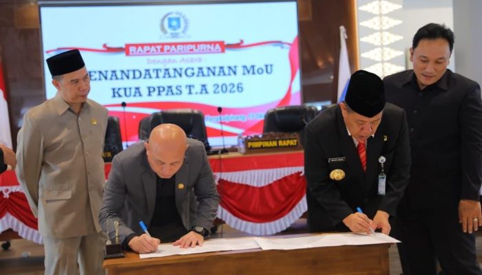 KUA-PPAS 2026 Disepakati, DPRD Babel Tegaskan Komitmen Sinergi dengan Pemprov