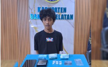 Sebulan Jadi Target Buruan, Pengedar Sabu di Kaposang Dibekuk BNNK Bangka Selatan