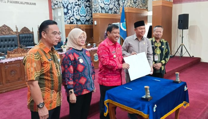 DPRD Kota Pangkalpinang dan Wali Kota Pangkalpinang Tetapkan KUA-PPAS 2026