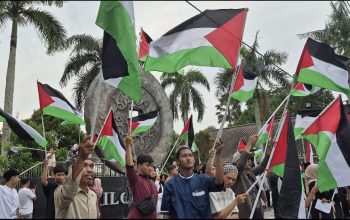 Free..Free Palestine! Gema Suara Ratusan Warga Babel di Titik Nol Pangkalpinang