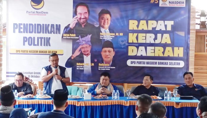 DPD Nasdem Basel Gelar Rakerda, Dorong Kader Jadi Pejuang Rakyat Bukan Pencitraan di Media Sosial