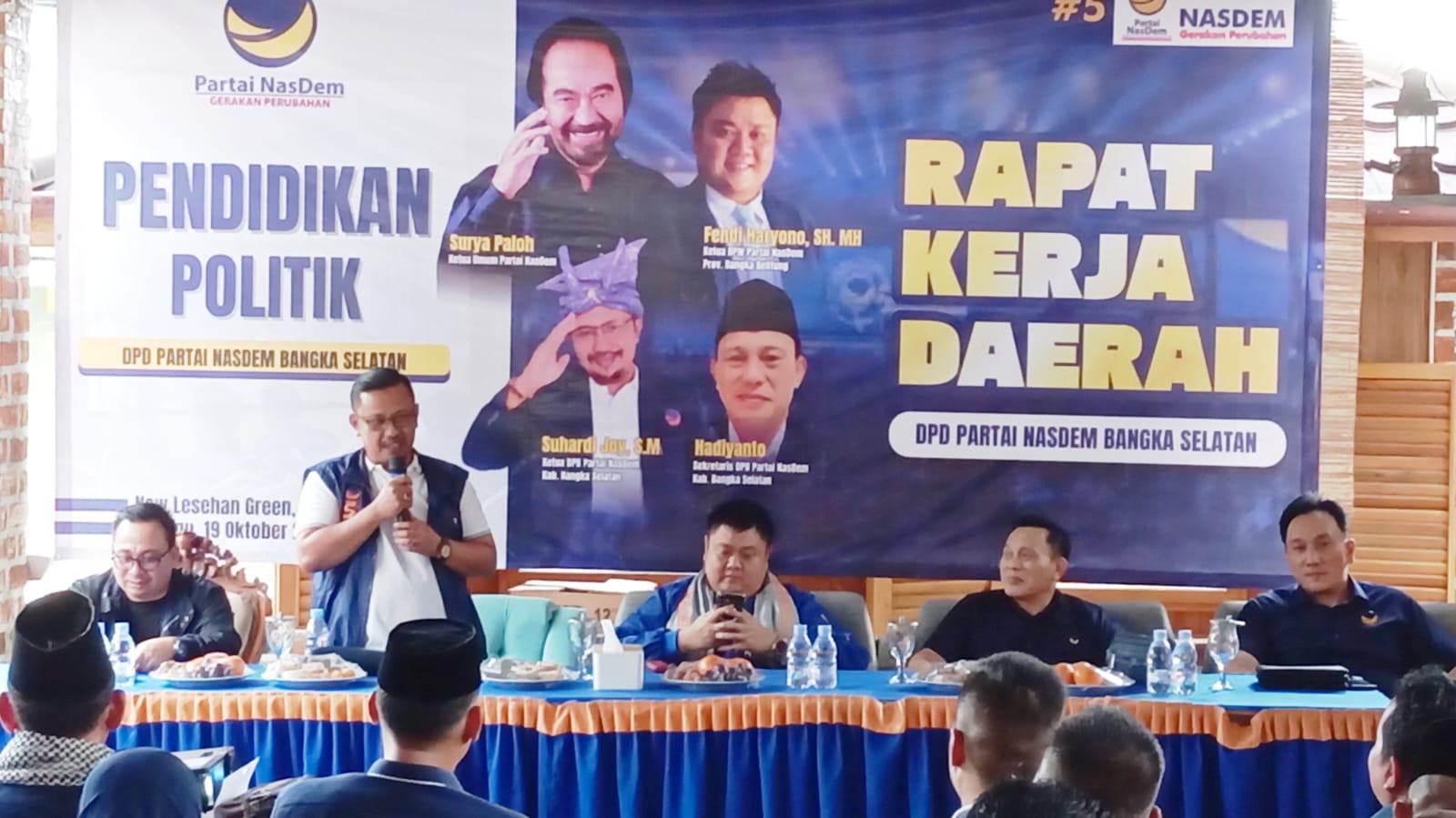 DPD Nasdem Basel Gelar Rakerda, Dorong Kader Jadi Pejuang Rakyat Bukan Pencitraan di Media Sosial