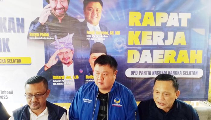 Ketua DPW Nasdem Babel Ingatkan Kader: Jangan Sakiti Hati Rakyat dengan Gaya Hidup Hedon