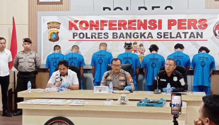 Usai Amankan 7 Pelaku Pencurian, Polres Basel Ajak Masyarakat Berperan Aktif Cegah Kejahatan