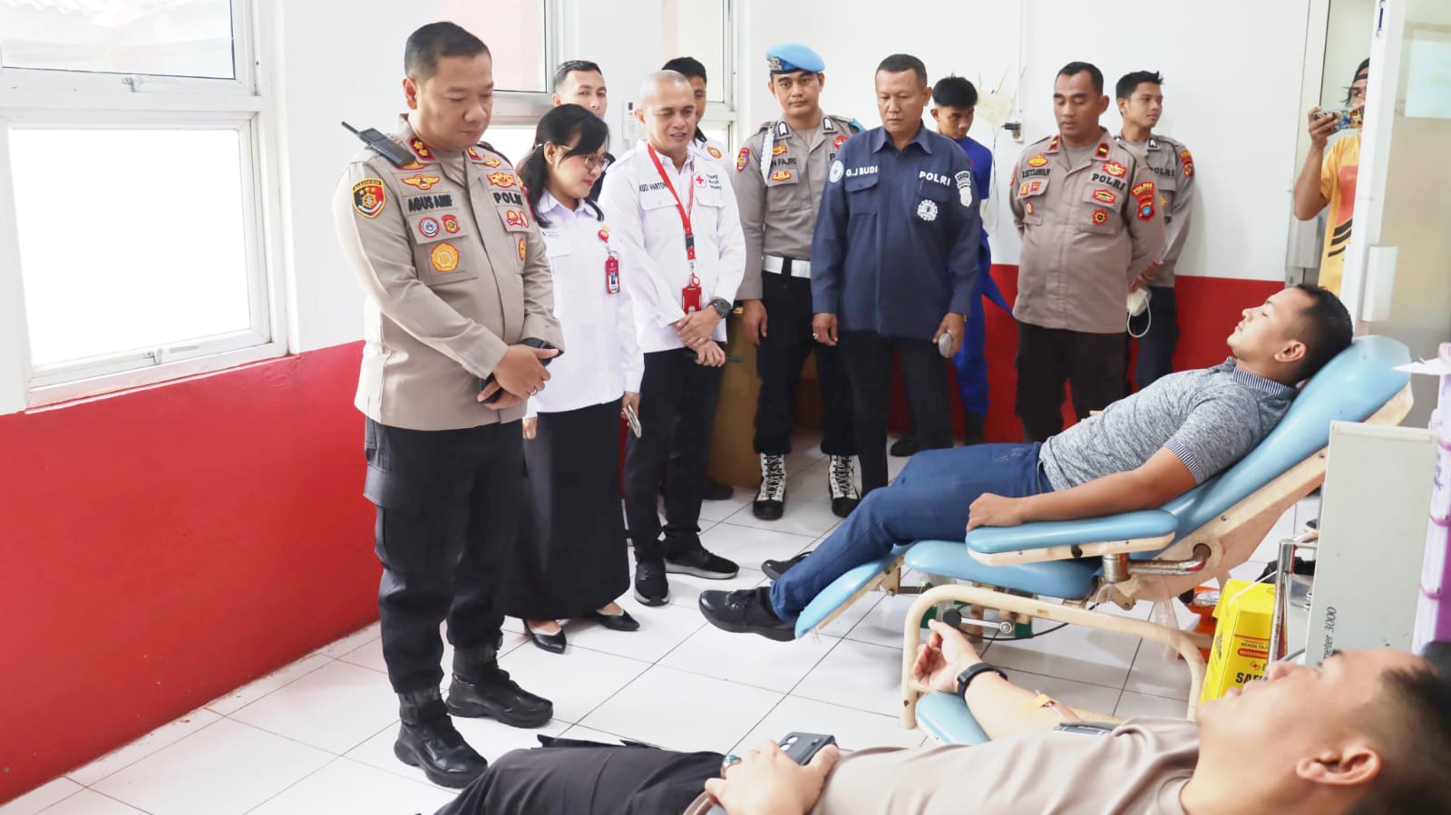 Polisi Humanis! Polres Bangka Selatan Donor Darah di Hari Jadi Humas Polri ke-74